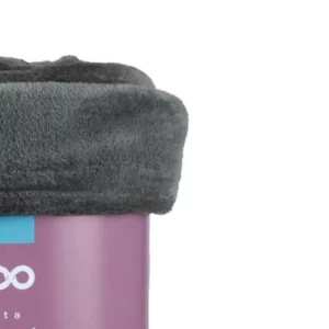 Manta Microfibra Flannel Soft Casal 180x220cm Marrom - Imagem 3