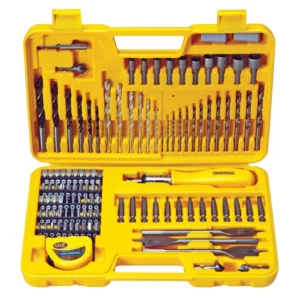 Maleta Plástica com Brocas e Ponteiras Tramontina para Uso Doméstico 110 Peças