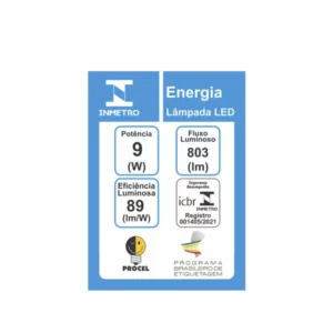 Lâmpada Led Tkl A60 9w 6500k - Imagem 4