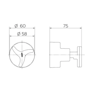 Acabamento Base Deca 1/2'' 3/4'' e 1''  Trio Cromado - Docol - Imagem 4
