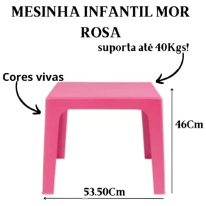 Mesinha Mor Kids Rosa - Imagem 4