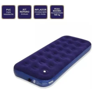 Colchão Solteiro Inflável Multiuso com Fole 009071 Mor - Mor - Imagem 4