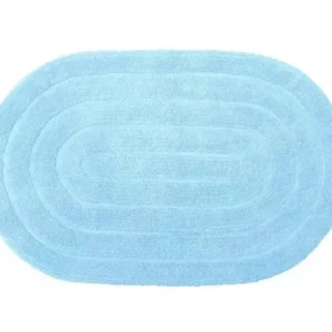 Tapete Allegro Azul Ceu Oval 40cm X 60cm