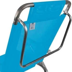 Cadeira de Praia Reclinável Summer Fashion Anis Mor - Imagem 4