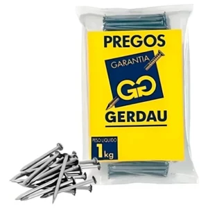 Prego com Cabeça 1kg 10 Jp X 10 Lpp