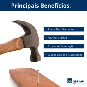 Prego com Cabeça 1kg 10 Jp X 10 Lpp - Imagem 4
