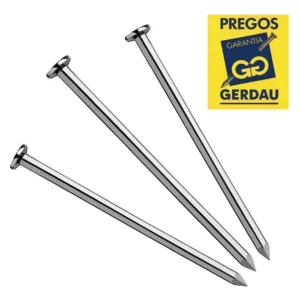 Prego com Cabeça 1kg 13 Jp X 15 Lpp - Gerdau - Imagem 3