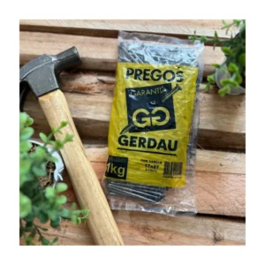 Prego com Cabeça Simples 17x27 - Gerdau 1kg - Imagem 4
