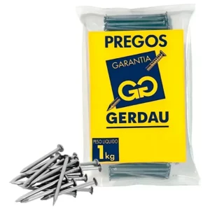 Prego com Cabeça 1kg 18 Jp X 30 Lpp - Gerdau - Imagem 3