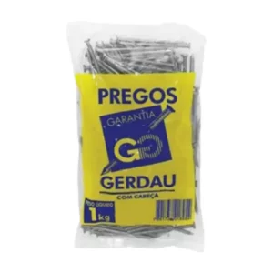 Prego com Cabeça 1kg 25 Jp X 72 Lpp