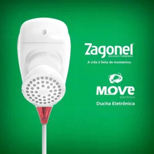 Ducha Move Eletrônica 7500w 220v Branco - Zagonel - Imagem 4
