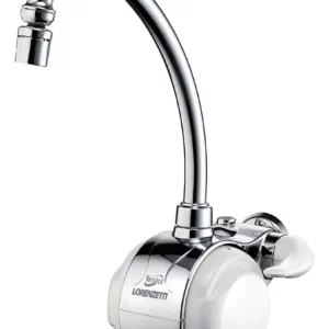 Torneira Elétrica Versátil Branca com Cromado 220v 5500w - Lorenzetti