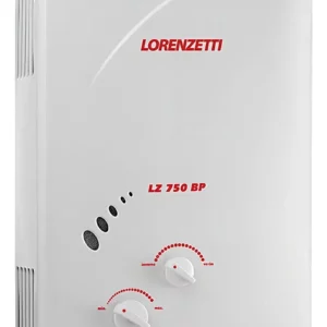 Aquecedor de água a Gás Liquefeito Lz 750bp 7 Litros Branco