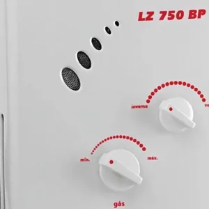 Aquecedor de água a Gás Liquefeito Lz 750bp 7 Litros Branco - Imagem 4