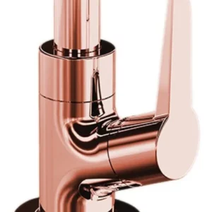 Torneira Lavatório Mesa Bica Alta Rose Gold Flatt 1195 F71 Lorenzetti - Imagem 3