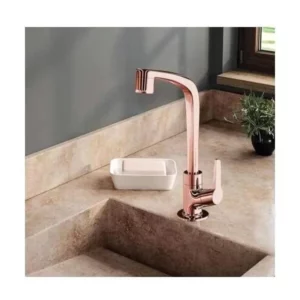 Torneira Lavatório Mesa Bica Alta Rose Gold Flatt 1195 F71 Lorenzetti - Imagem 4