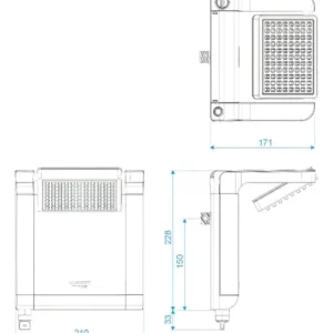 Chuveiro Elétrico Acqua Star Ultra 7800W 220V Branco - Lorenzetti - Imagem 3