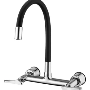 Misturador para Cozinha de Parede Flex Preto 1258 B27