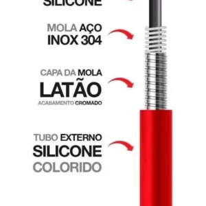 Misturador para Cozinha de Parede Flex Preto 1258 B27 - Imagem 5