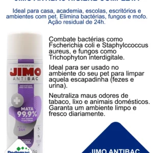 Kit Limpeza Jimo Antibac+limpa Tecidos+multisuperficies - Imagem 3