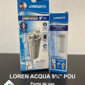 Kit Loren Acqua Ponto de Consumo + Elemento Filtrante Lorenzetti