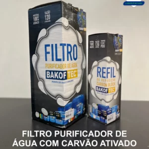 Kit Bakof Carvao Ativado + Elemento Filtrante Bakof