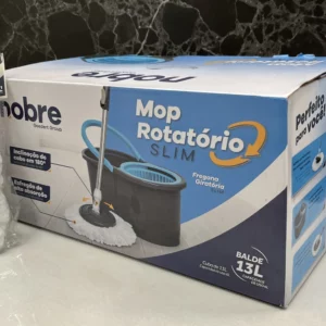 Kit Mop Rotatorio Slim + Refil Microfibra - Imagem 3
