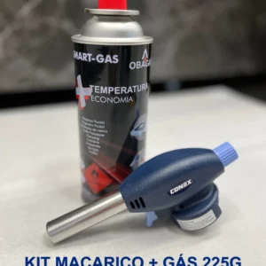 Kit Macarico Multiuso + Gás Fogareiro/maçarico