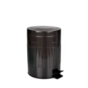 Lixeira Retrô Preta - 5 L - Mor - Imagem 3