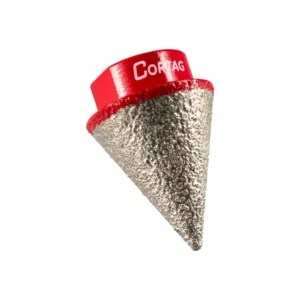 Fresa Diamantada Conica 2 X 33mm Cortag