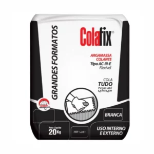 Argamassa Colante Branca Colafix Ac3 20 Kg