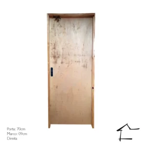 Porta Interna Pinus Marco 09cm / 70 - Direita
