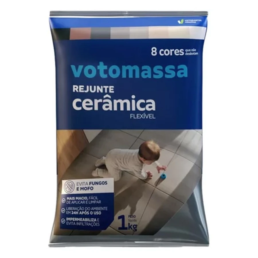 Rejunte Votomassa Flexivel Cinza Platina 1 Kg