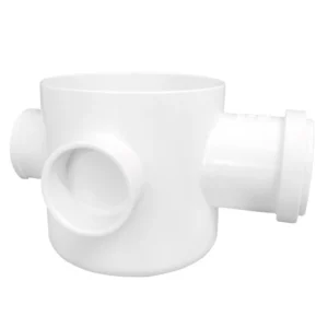 Caixa Sifonada Quadrada Branca 100x100 Saida de 50 Mm