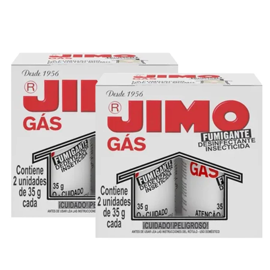 Kit 2 Caixas Jimo Gas C/ 2 Tubos Cada Caixa. - Shopping da Construção