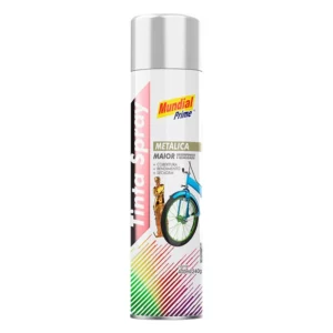 Tinta Spray Mundial Prime 400 Ml Cromado