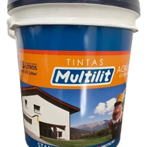 Tinta Acril. Fosca Standart Multilit Branco 18l