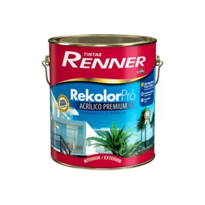 Tinta Rekolor Pro Renner Semi Brilho Branco 3,6l - Rv900.09