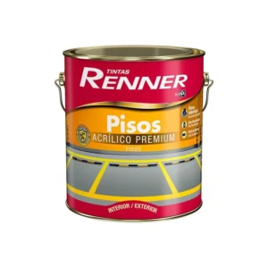 Tinta Pisos Fosco Renner Cinza Grafite 3,6l 7106.09