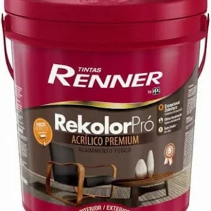 Tinta Rekolor Pro Renner Fosco Branco Gelo 18l - Rv3702.45