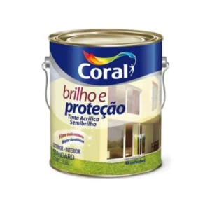 Acril. Coralar Brilho e Proteção Sb - Branco 3,6l