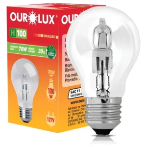 Lampada Halogena Ourolux Clara H100 70w 220v