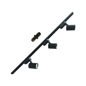 Trilho Energizado Cristallux  Preto 100 Cm