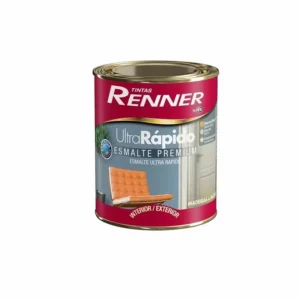 Esmalte Sintetico Base Agua Renner 0,9 L Branco - Secagem Rápida