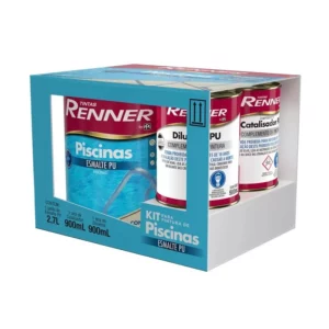 Kit Piscina Pu Renner  Azul  Brilhante. 4,5l - 350.33