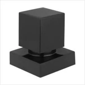 Acabamento Registro Metal Preto Fosco C92